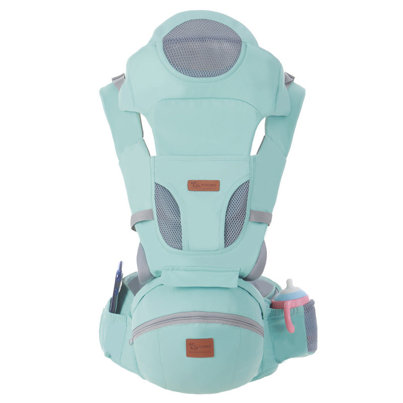 Ergonomic Baby Carrier 0-48M Baby Hipseat Carrier Front Facing Ergonomic Kangaroo Baby Wrap Sling for Baby Travel